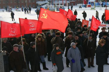 В Кирове состоялся митинг за честные выборы и в поддержку кандидата Президента РФ Геннадия Зюганова