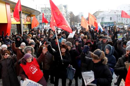 Воронежская область: Капитализм – на историческую помойку! Шествие и митинг в рамках акции "Честные выборы - новая власть!"