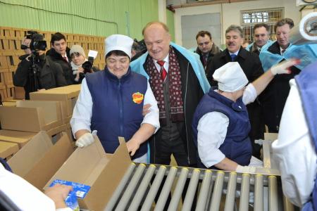 Спасти русское село! Рабочая поездка Г.А. Зюганова в подмосковный совхоз имени Ленина