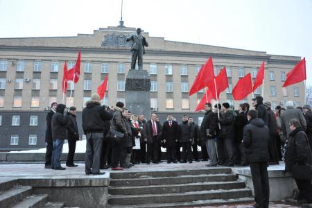 "Русский старт" в Орле. Кандидат на должность Президента России Г.А.Зюганов провел встречи в Орле (фоторепортаж)