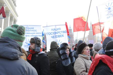 Г.А. Зюганов на митинге  в Москве: «Мы сумеем организовать честные  выборы и отправим в отставку вороватую власть!» (Видео)