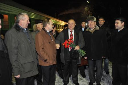 "Русский старт" в Орле. Кандидат на должность Президента России Г.А.Зюганов провел встречи в Орле (фоторепортаж)