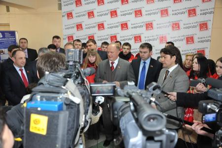 «Надеюсь на вашу поддержку!» Г.А. Зюганов посетил с рабочим визитом город Новомосковск Тульской области