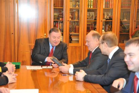 "Русский старт" в Орле. Кандидат на должность Президента России Г.А.Зюганов провел встречи в Орле (фоторепортаж)