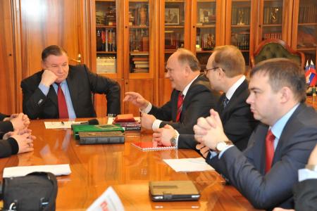 "Русский старт" в Орле. Кандидат на должность Президента России Г.А.Зюганов провел встречи в Орле (фоторепортаж)