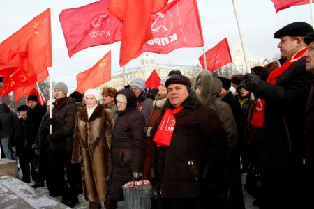 Воронежская область: Капитализм – на историческую помойку! Шествие и митинг в рамках акции "Честные выборы - новая власть!"