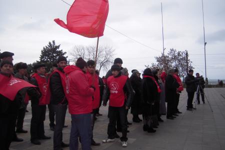 Махачкала, Дагестан. Митинг в рамках всероссийской акции протеста «За достойную жизнь и честные выборы!»