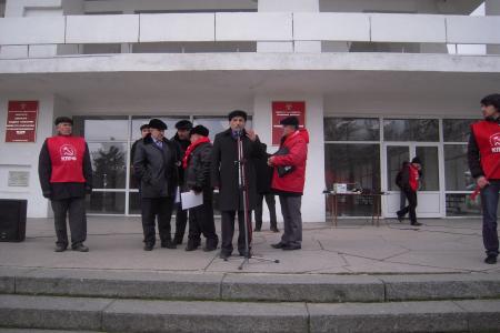 Махачкала, Дагестан. Митинг в рамках всероссийской акции протеста «За достойную жизнь и честные выборы!»