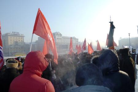 Коммунисты Алтайского края почтили память В.И. Ленина и поддержали требования участников Всероссийской акции протеста КПРФ «За честные выборы! За достойную жизнь!»