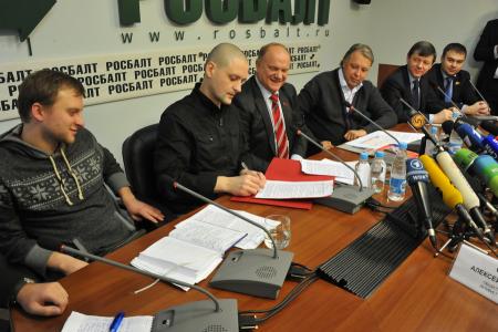 Все силы – в кулак! Пресс-конференция Г.А. Зюганова в информационном агентстве «Росбалт»