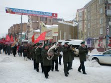 Калуга: Армия – будь с народом! Вместе – победим!