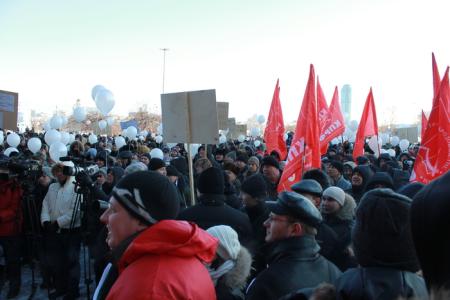 Митинг и шествие "За честные выборы" в Екатеринбурге собрали более 5000 человек (Фоторепортаж)