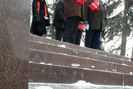 Митинг коммунистов Рязанской области в защиту российских Вооруженных Сил (Фоторепортаж)