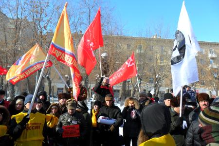 Астраханские коммунисты приняли участие в митинге «За честные выборы!»