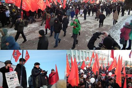 «Мы будем приходить, пока они не уйдут!» Митинг коммунистов Нижнего Новгорода