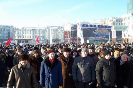 Татарстан. В Казани при поддержке КПРФ прошел митинг "За честные выборы"