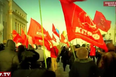 Видео. Митинг и шествие в Нижнем Новгороде, 4 февраля 2012 года
