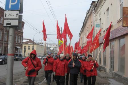 «Возродим армию – возродим Россию!» Торжественные мероприятия коммунистов Перми  