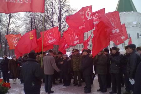 Нижний Новгород. Красные флаги взвились над Кремлем!