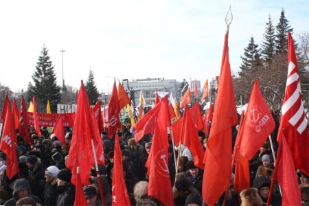 "Путин, лыжи, Магадан!" В митинге «За честные выборы» приняло участие более 3 тысяч новосибирцев, в прямом смысле раскачивавших "лодку"