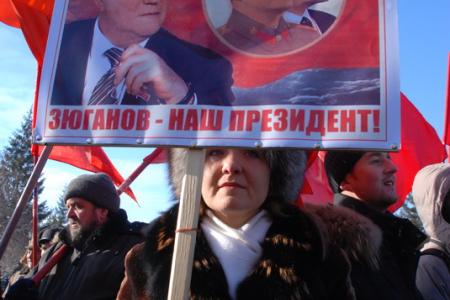 "Путин, лыжи, Магадан!" В митинге «За честные выборы» приняло участие более 3 тысяч новосибирцев, в прямом смысле раскачивавших "лодку"