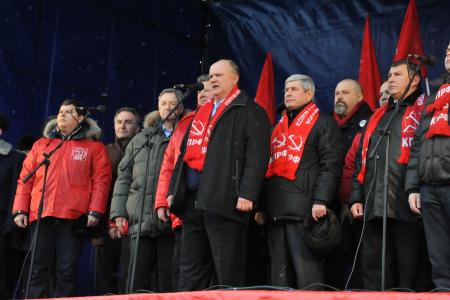 Г.А. Зюганов на многотысячном митинге в Москве: Мы победим в борьбе за честные выборы!