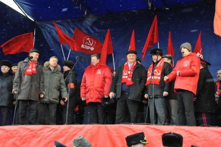 Г.А. Зюганов на многотысячном митинге в Москве: Мы победим в борьбе за честные выборы!