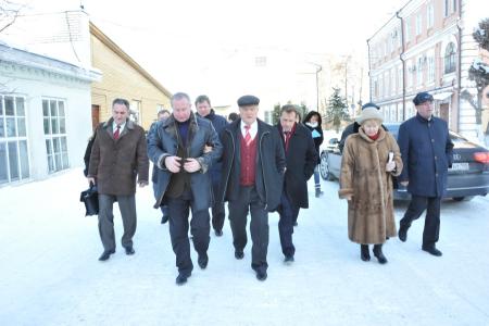 Кандидат в Президенты РФ Г.А. Зюганов совершил рабочий визит в город Павловский Посад Московской области (фоторепортаж)