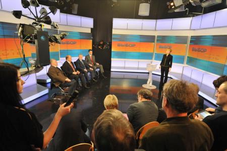 Запись ток шоу с М.Максимовской на канале REN-TV (фоторепортаж)