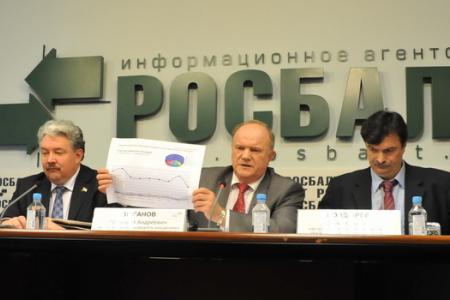 От победы на выборах – к Конституционному Собранию. Пресс-конференция Г.А. Зюганова в ИА «Росбалт»
