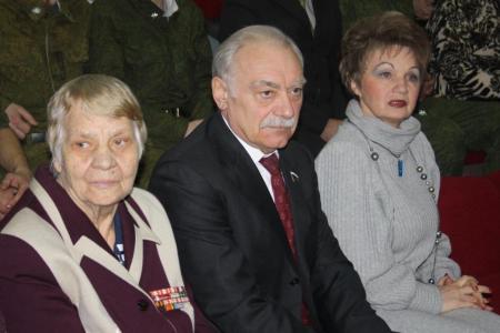 С.В. Муравленко на презентации  книги-альбома «Диорама Огненная дуга» 