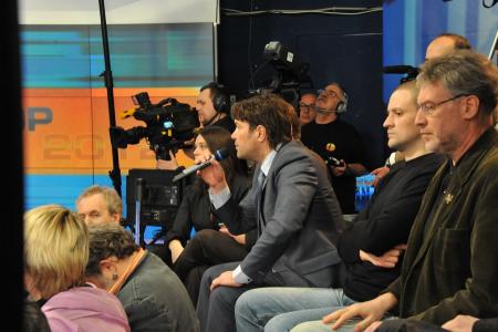 Запись ток шоу с М.Максимовской на канале REN-TV (фоторепортаж)
