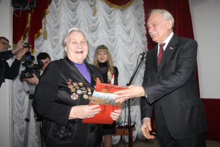 С.В. Муравленко на презентации  книги-альбома «Диорама Огненная дуга» 