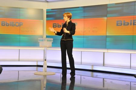 Запись ток шоу с М.Максимовской на канале REN-TV (фоторепортаж)
