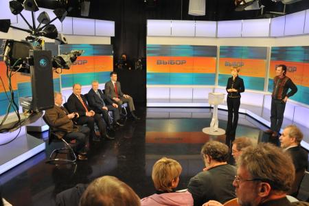 Запись ток шоу с М.Максимовской на канале REN-TV (фоторепортаж)