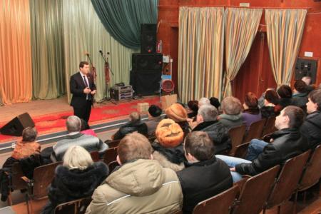 Тульская область. Встречи с избирателями депутата-коммуниста Олега Лебедева