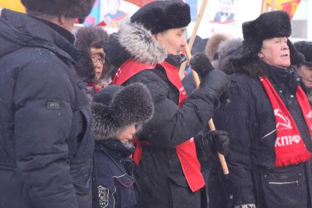Состоялся митинг коммунистов Якутии  «За свободные и честные выборы 4 марта! Вся власть — народу!»