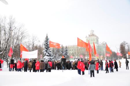 Тульская область. Коммунисты Новомосковска провели митинг «За честные выборы и достойную жизнь!»