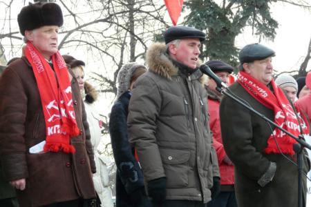 Митинг коммунистов Рязанской области в защиту российских Вооруженных Сил (Фоторепортаж)