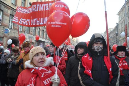 Видео. Санкт-Петербург: Шествие и митинг «За честные выборы!»