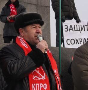 Красноярский край: Митинг в честь 94-й годовщины образования вооруженных сил страны