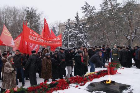 Сталинградцы отметили очередную годовщину Сталинградской битвы