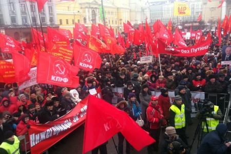 Г.А. Зюганов на многотысячном митинге в Москве: Мы победим в борьбе за честные выборы!