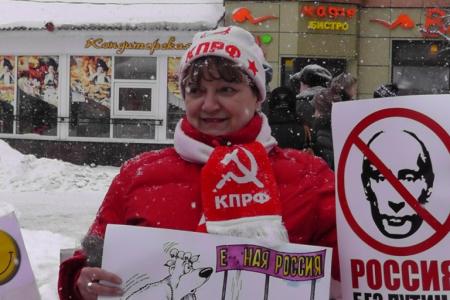 Саратов: «Зюганову – да! Путину – нет!»
