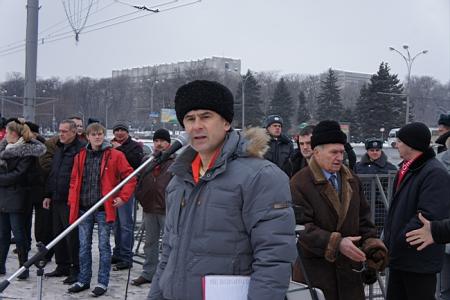 Ростов-на-Дону: Возродим Красную Армию. Митинг в честь дня Советской Армии и Военно-Морского Флота