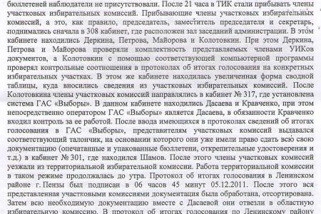 Пензенские фальсификаторы до сих пор не понесли заслуженного наказания