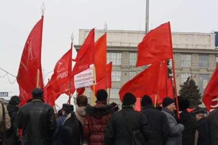 Акция протеста против нелегитимных выборов президента. Анатолий Локоть: В России начинается новый этап борьбы     