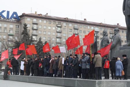 Акция протеста против нелегитимных выборов президента. Анатолий Локоть: В России начинается новый этап борьбы     