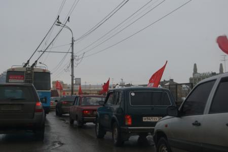 Сталинградский автопробег в поддержку Г.А. Зюганова