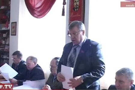Видео. Бюро Омского обкома с участием депутатов избранных 4 марта